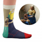 Preview: Socken Kunstwerke - Vermeer "Dienstmagd mit Milchkrug"